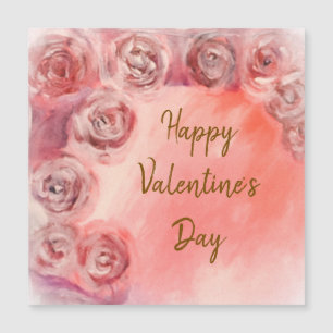 Frohen Valentinstag Magnetkarte