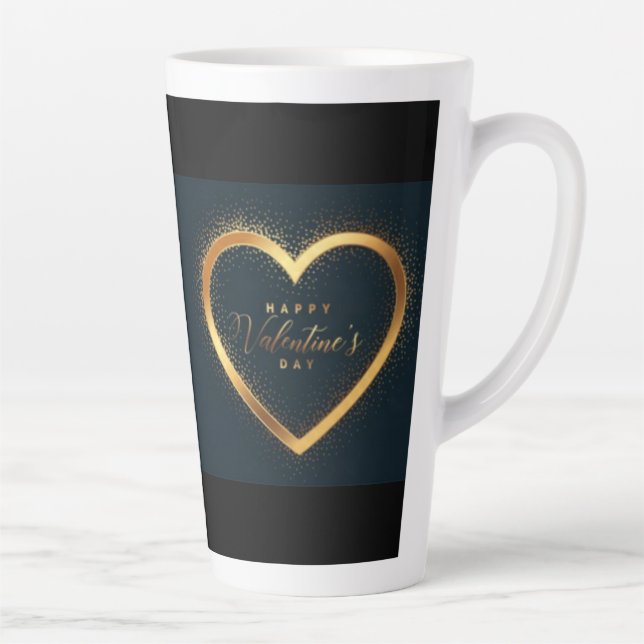 Frohen Valentinstag! Milchtasse (Rechts)