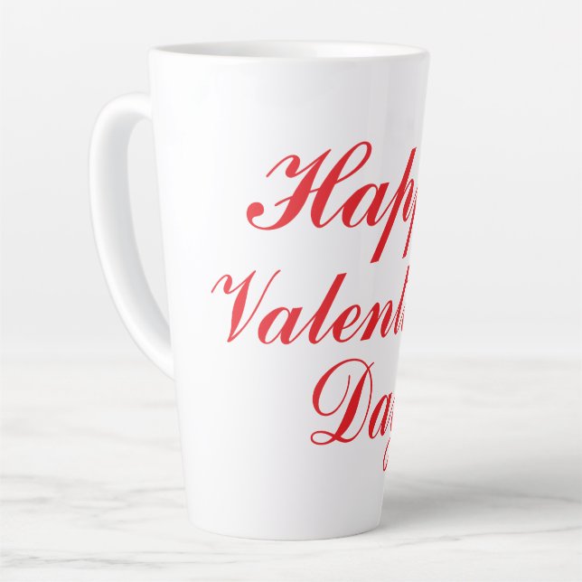 Frohen Valentinstag Milchtasse (Linke Ecke)