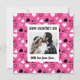 Frohen Valentinstag mit Liebeskarte Karte