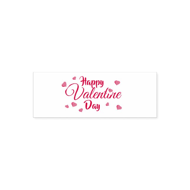 Frohen Valentinstag Permastempel (Design)