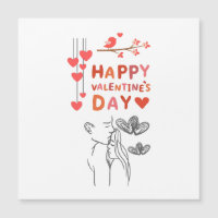 Frohen Valentinstag – romantisches Paar