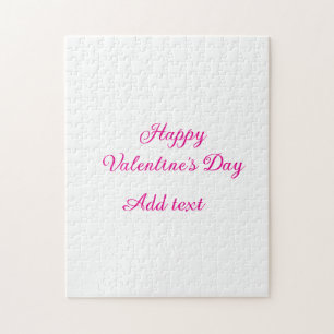 Frohen Valentinstag rosa Text Namensnachricht