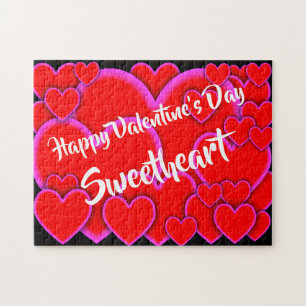 Frohen Valentinstag Schatz Romantische Herzen