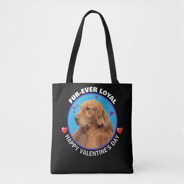 Frohen Valentinstag Tasche (Vorderseite)