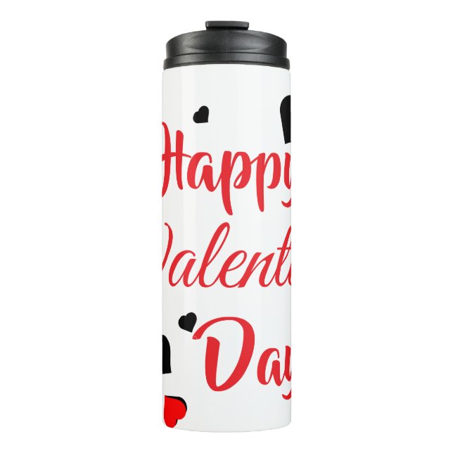 Frohen Valentinstag Thermosbecher (Vorderseite)