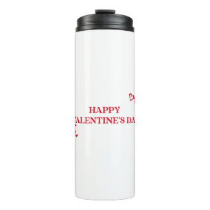 Frohen Valentinstag Thermosbecher