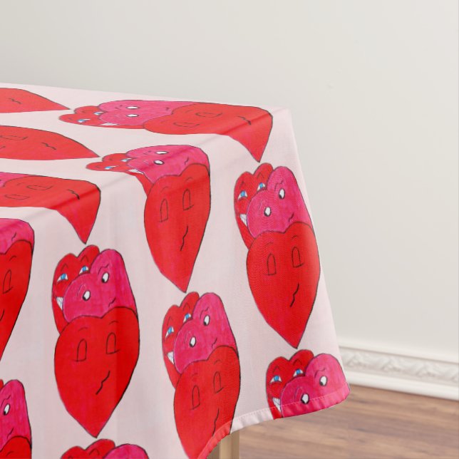 FROHEN VALENTINSTAG  TISCHDECKE (Beispiel)