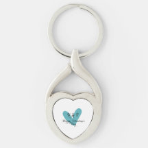 Frohen Valentinstag Türkis-Herz-Name Buchstabe 