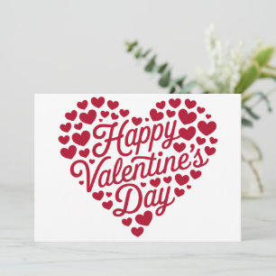 Frohen Valentinstag Valentine Liebe Herz Einladung