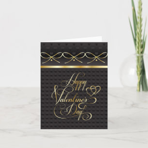 Frohen Valentinstag Vintage Elegante Grußkarte Feiertagskarte