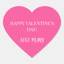 Frohen Valentinstag von Name Pink