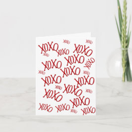 Frohen Valentinstag XOXO Valentinstag Feiertagskarte