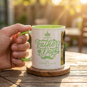 Frohen Vatertag   Daddy Foto Kaffe Tasse
