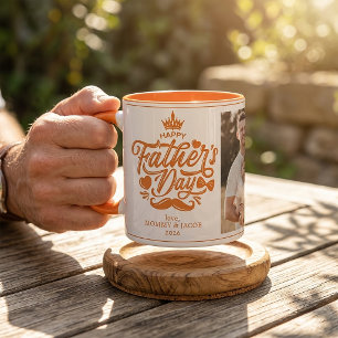 Frohen Vatertag   Daddy Foto Kaffe Tasse