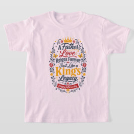 Frohen Vatertag Königliches Erbe T-Shirt