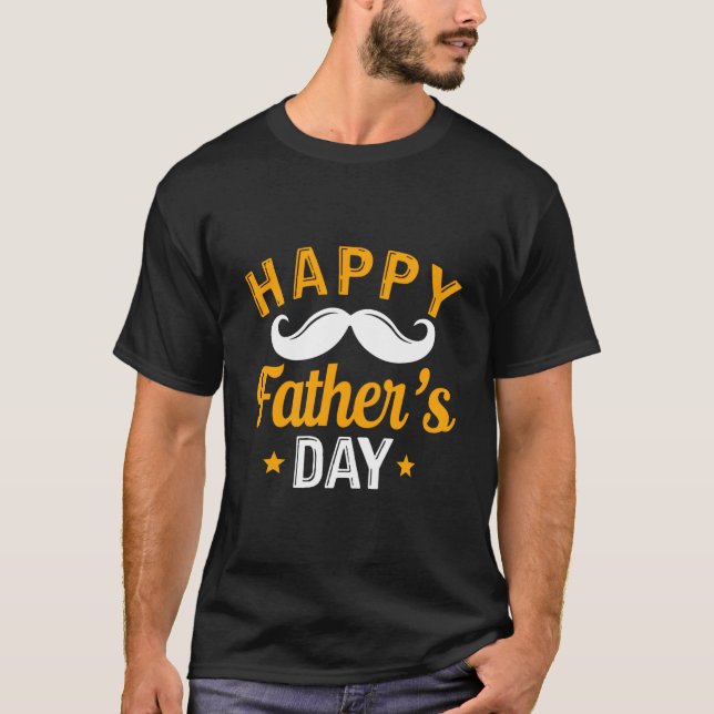 Frohen Vatertag Papa Daddy Ehemann Opa T-Shirt (Vorderseite)