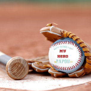 Frohen Vatertag Papou Mein Held Baseball