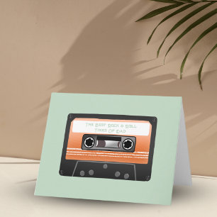 Frohen Vatertag Retro-Kassette Karte