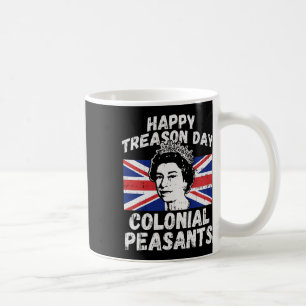 Frohen Verrat Tag Koloniale Bauern USA 4. Juli Kaffeetasse