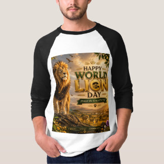 Frohen Weltlöwentag | T-Shirt