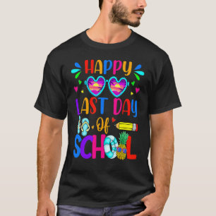 Froher letzter Schultag Lehrer Schüler Abschluss T-Shirt