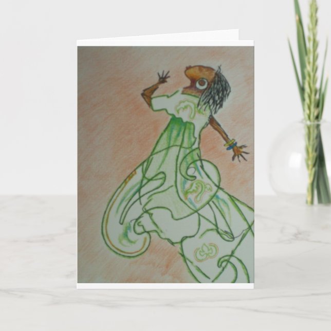 Froher Tanz Karte (Vorderseite)