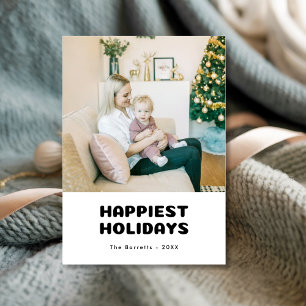 Froher Urlaub Modernes Foto Weihnachten
