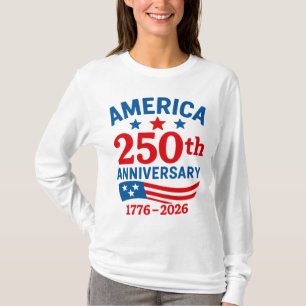 Frohes 250-jähriges Jubiläum Amerika 4. Juli T-Shirt