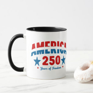 Frohes 250-jähriges Jubiläum Amerika Tasse