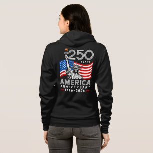 Frohes 250-jähriges Jubiläum Amerikas für Frauen Hoodie