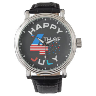 Frohes 4. Juli-97958 Armbanduhr