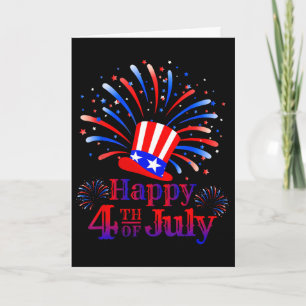 Frohes 4. Juli Amerika feiert Freiheit Karte