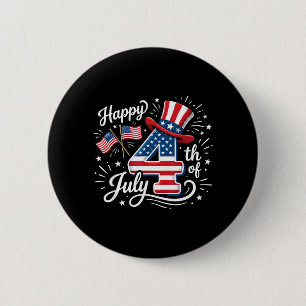 Frohes 4. Juli Button