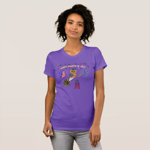 Frohes 4. Juli, Feuerwerk, Alles Gute zum Geburtst T-Shirt