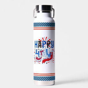 Frohes 4. Juli Feuerwerk USA-63261 Trinkflasche