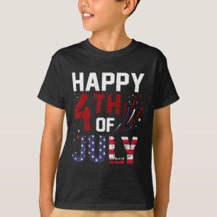 Frohes 4. Juli für Frauen Männer Kinder USA Unabhä T-Shirt