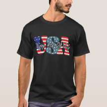 Frohes 4. Juli Patriotische amerikanische Flagge U
