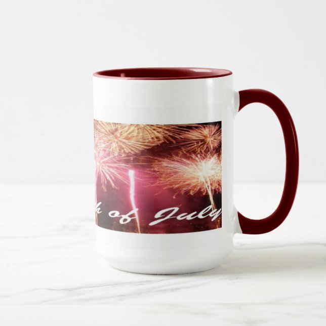 Frohes 4. Juli Tasse (Rechts)