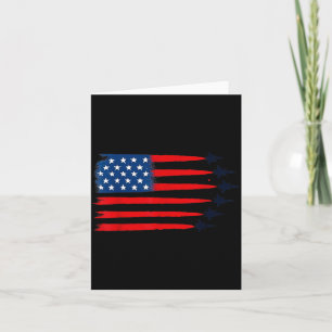 Frohes 4. Juli US-Flagge Amerikanisch 4. Juli Karte