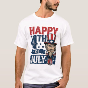 Frohes 4. Juli Vintage-Patriotisches-Onkel-Shirt_1 T-Shirt