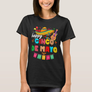 Frohes 5 De Mayo Lasst uns feiern Viva Mexico Cinc T-Shirt
