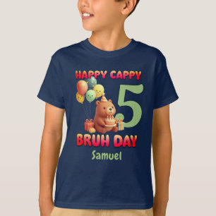 FROHES CAPPY BRUH TAG Individuelle Mütze Capybara  T-Shirt