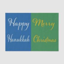Frohes Chanukka, frohe Weihnachten, Doppel-Feierta