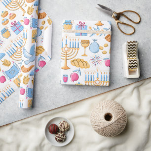 Frohes Chanukka Geschenkpapier