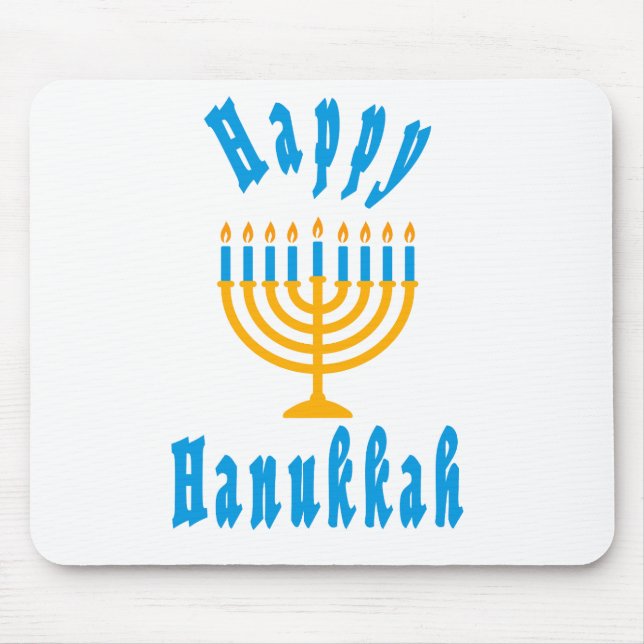 Frohes Chanukka Mousepad (Vorne)