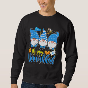 Frohes Chanukka Niedliches Hanukkah Chanukah Drei Sweatshirt