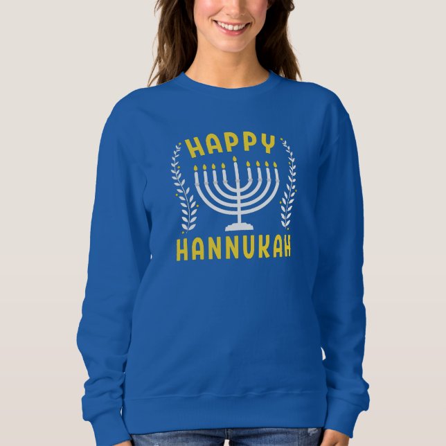 Frohes Chanukka Sweatshirt (Vorderseite)