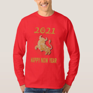 Frohes chinesisches Neujahr 2021 T-Shirt
