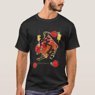 Frohes chinesisches Neujahr 2022 Jahr des Tiger Zo T-Shirt